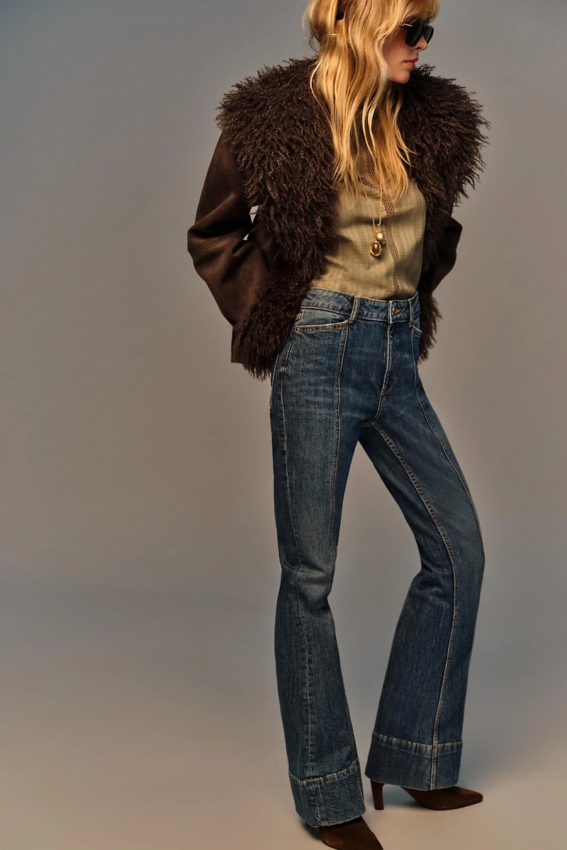 Z1975 MID-RISE SEAM FLARE JEANS