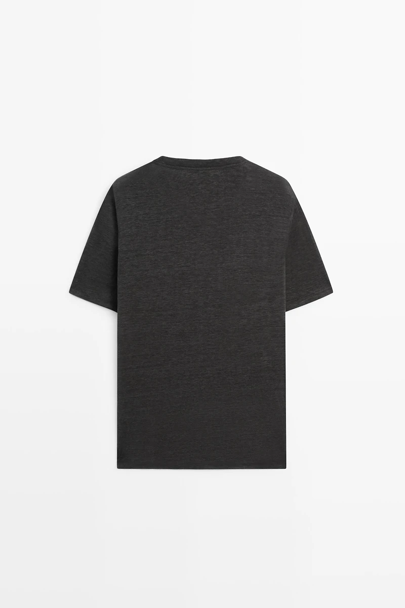 100% linen short sleeve T-shirt - LIMITED EDITION