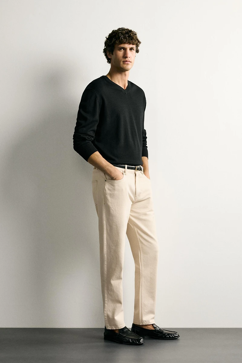 SLIM TAPERED FIT JEANS