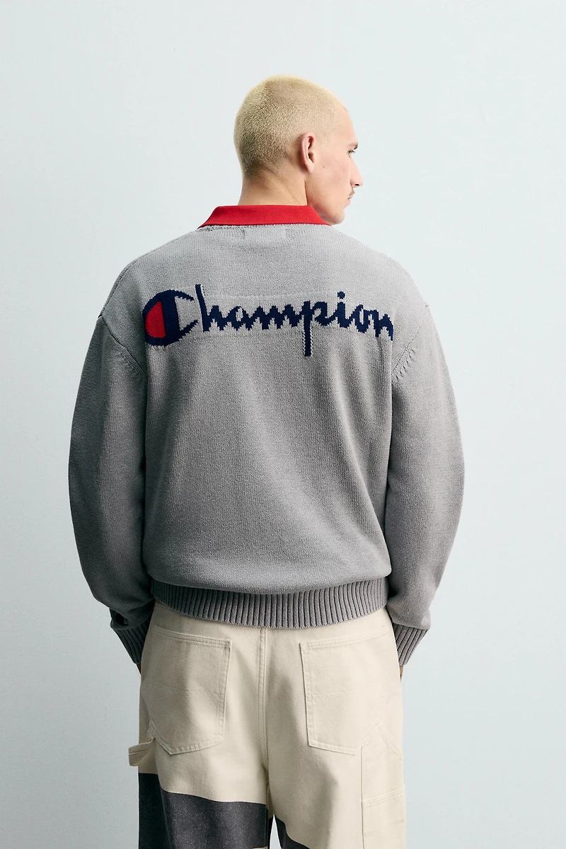 PULL À RAYURES PIÈCES CHAMPION ® X ZARA
