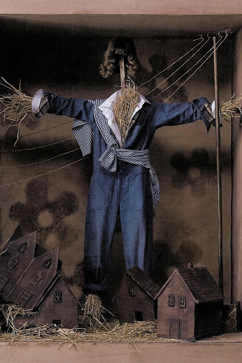 COMBINAISON LONGUE EN JEAN TRF EFFET DÉLAVÉ