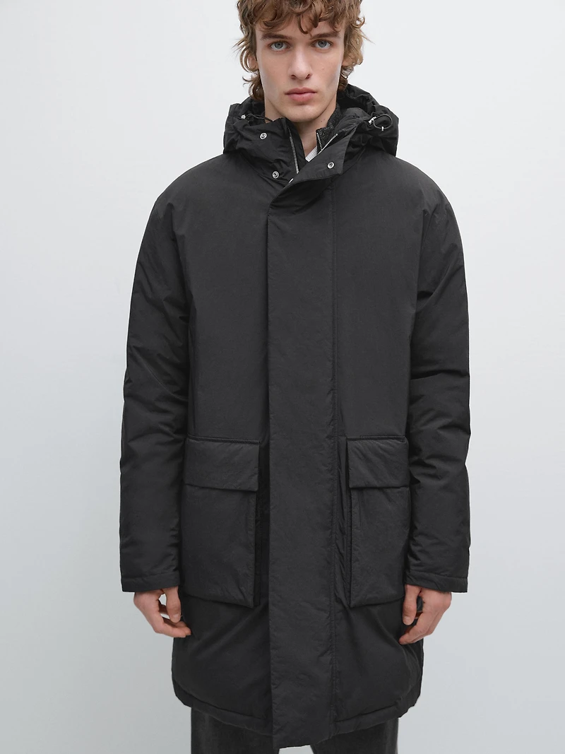 Parka matelassée déperlante à capuche