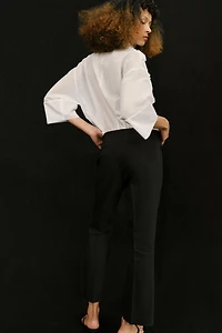 FLOWY EMBOSSED FLORAL SHIRT