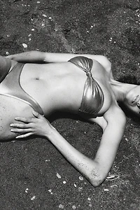 METALLIC BIKINI BOTTOMS