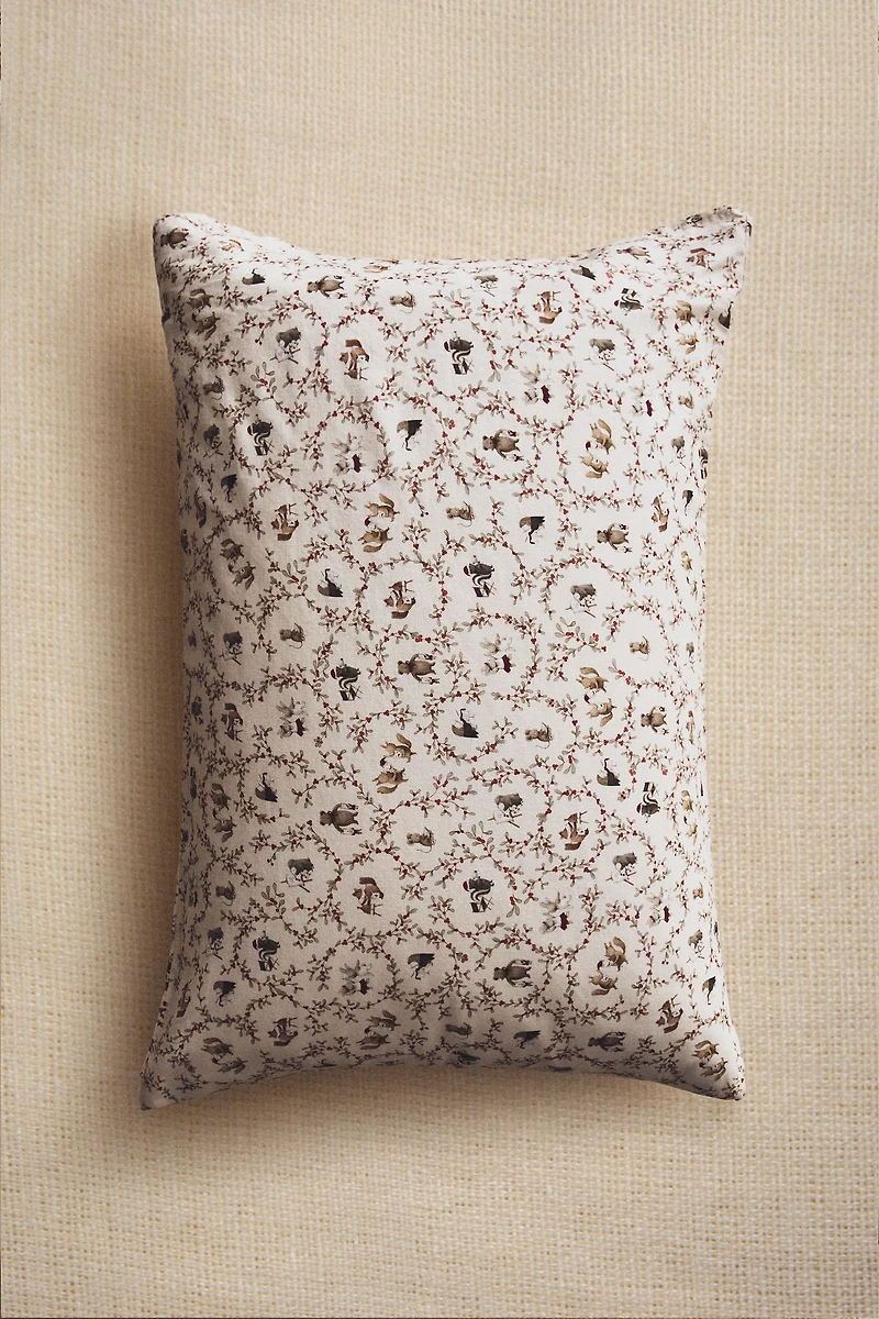 CHILDREN'S CHRISTMAS ANIMAL PILLOWCASE