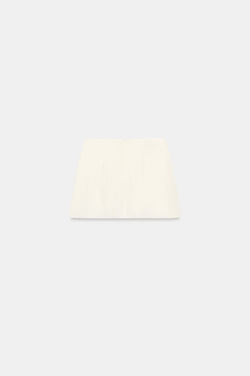 MINI JUPE-PANTALON À NŒUD