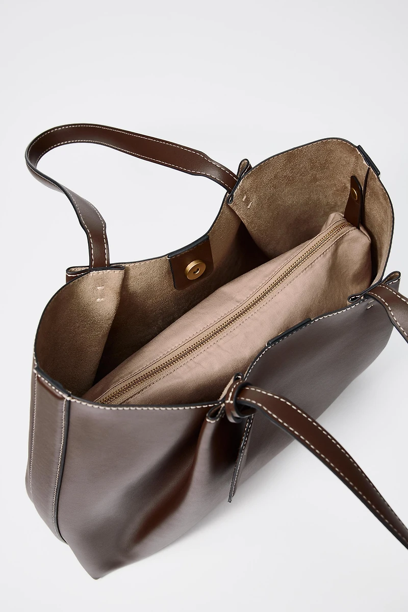 SAC SHOPPER AVEC PINCE
