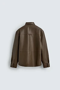 LEATHER POCKET SHIRT