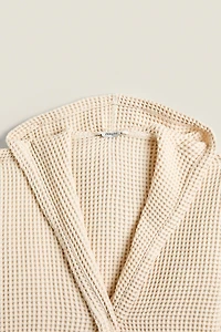 PEIGNOIR COTON WAFFLE