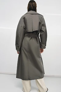 ZW COLLECTION OVERSIZED BELTED TRENCH COAT