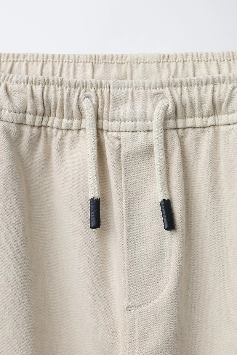 PANTALON DE JOGGING CARGO À ÉTIQUETTE