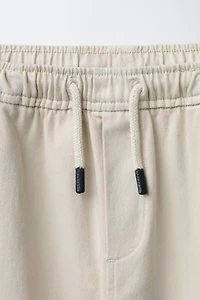 PANTALON DE JOGGING CARGO À ÉTIQUETTE