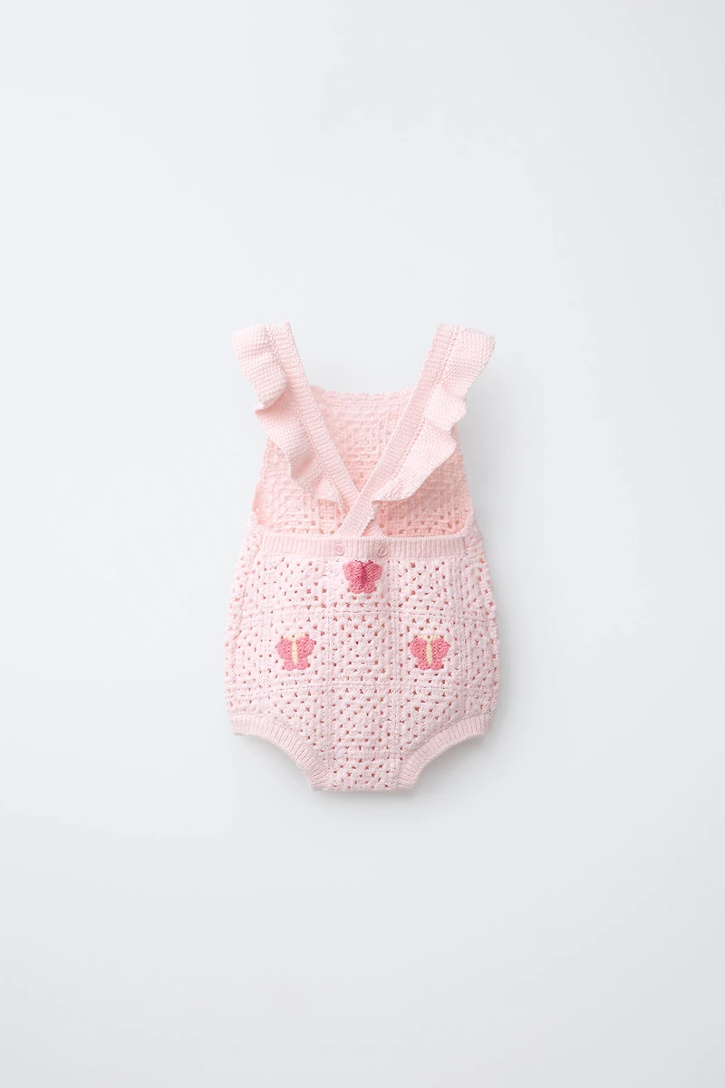 CROCHET BUTTERFLY ROMPER
