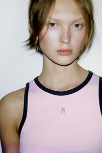 ZA CONTRAST PIPING TOP