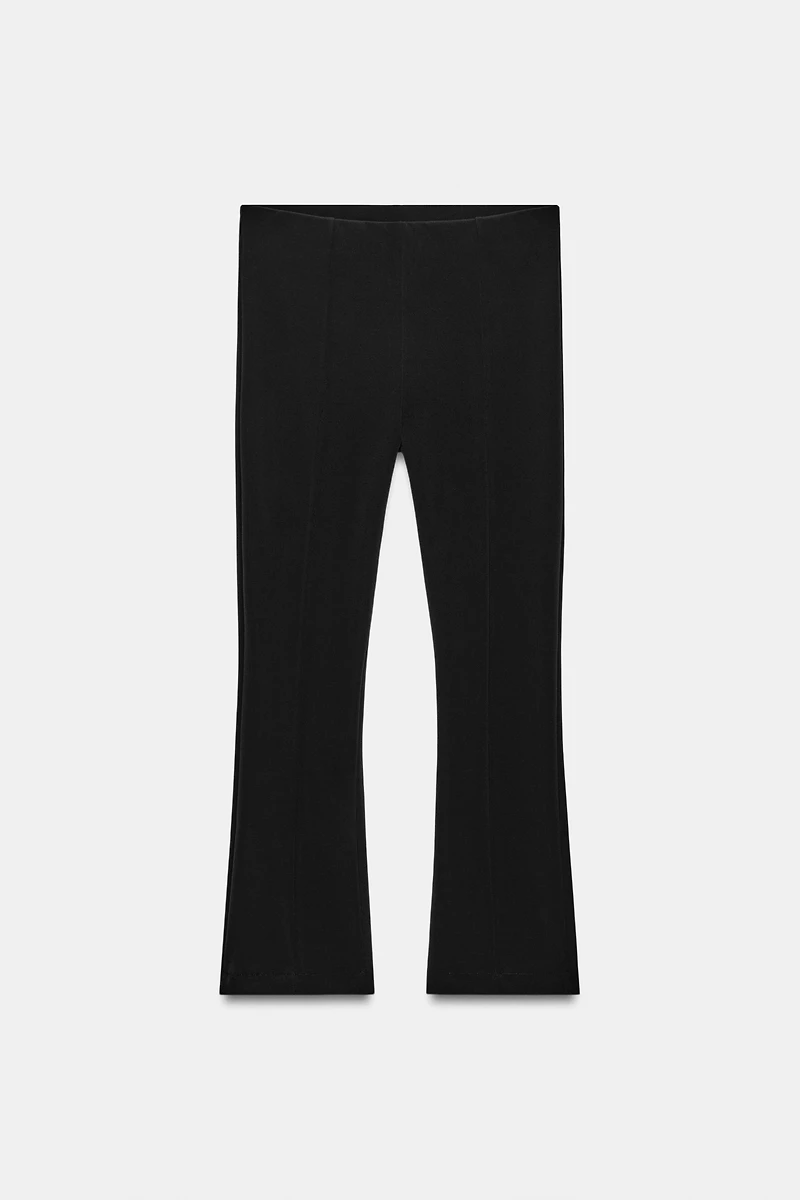FLARE LEGGINGS WITH SEAM DETAIL
