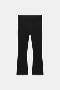 FLARE LEGGINGS WITH SEAM DETAIL