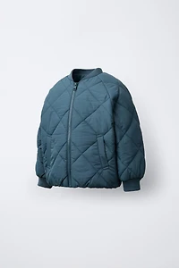 WATER REPELLENT PADDED BOMBER JACKET