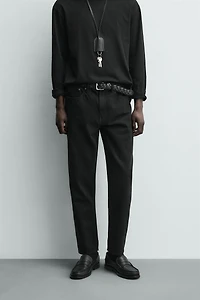 SLIM TAPERED FIT JEANS