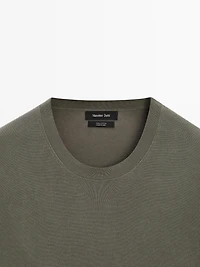 T-shirt en maille 100 % coton