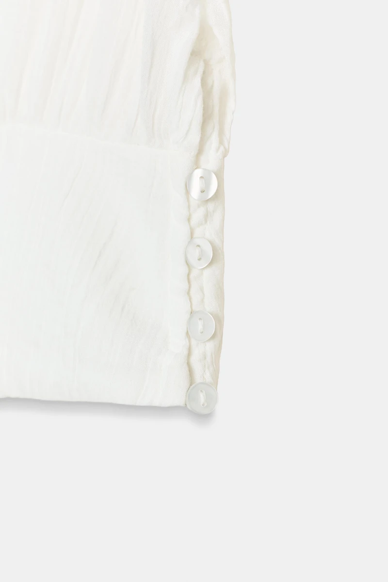 EMBROIDERED GAUZE CAMISOLE