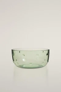 ACRYLIC BOWL WITH DOTS