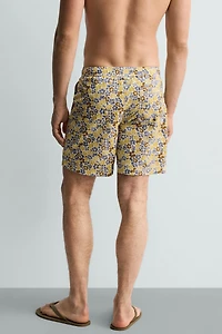 MAILLOT DE BAIN LONG À IMPRIMÉ FLEURI