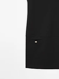 Short dress with button details