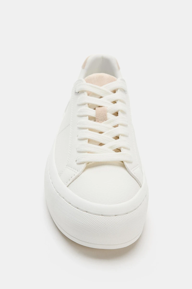 SNEAKERS WITH HEEL DETAIL
