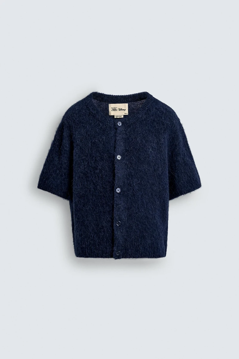 TEXTURED CARDIGAN HARRY LAMBERT FOR ZARA X DISNEY