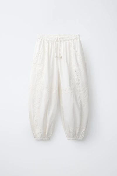 EMBROIDERED LACE BLOOMERS