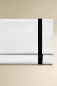 BORDERED SATEEN FLAT SHEET