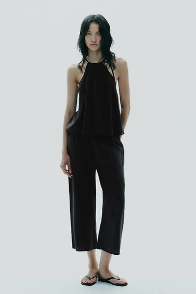 FLOWY CROP PANTS