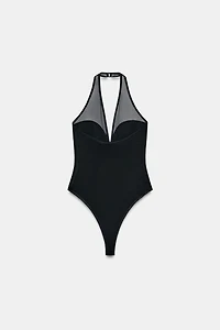 COMBINATION HALTER BODYSUIT