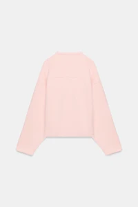COTTON V-NECK SWEATSHIRT