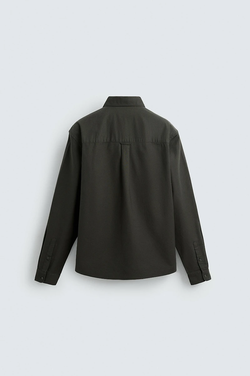 TEXTURED OXFORD SHIRT