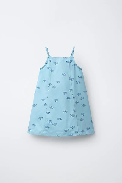 FISH PRINT DRESS