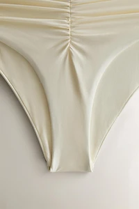 CULOTTE DE BIKINI PLAGE FRONCÉE