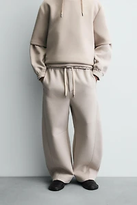 NEOPRENE LOOK BALLOON FIT PANTS