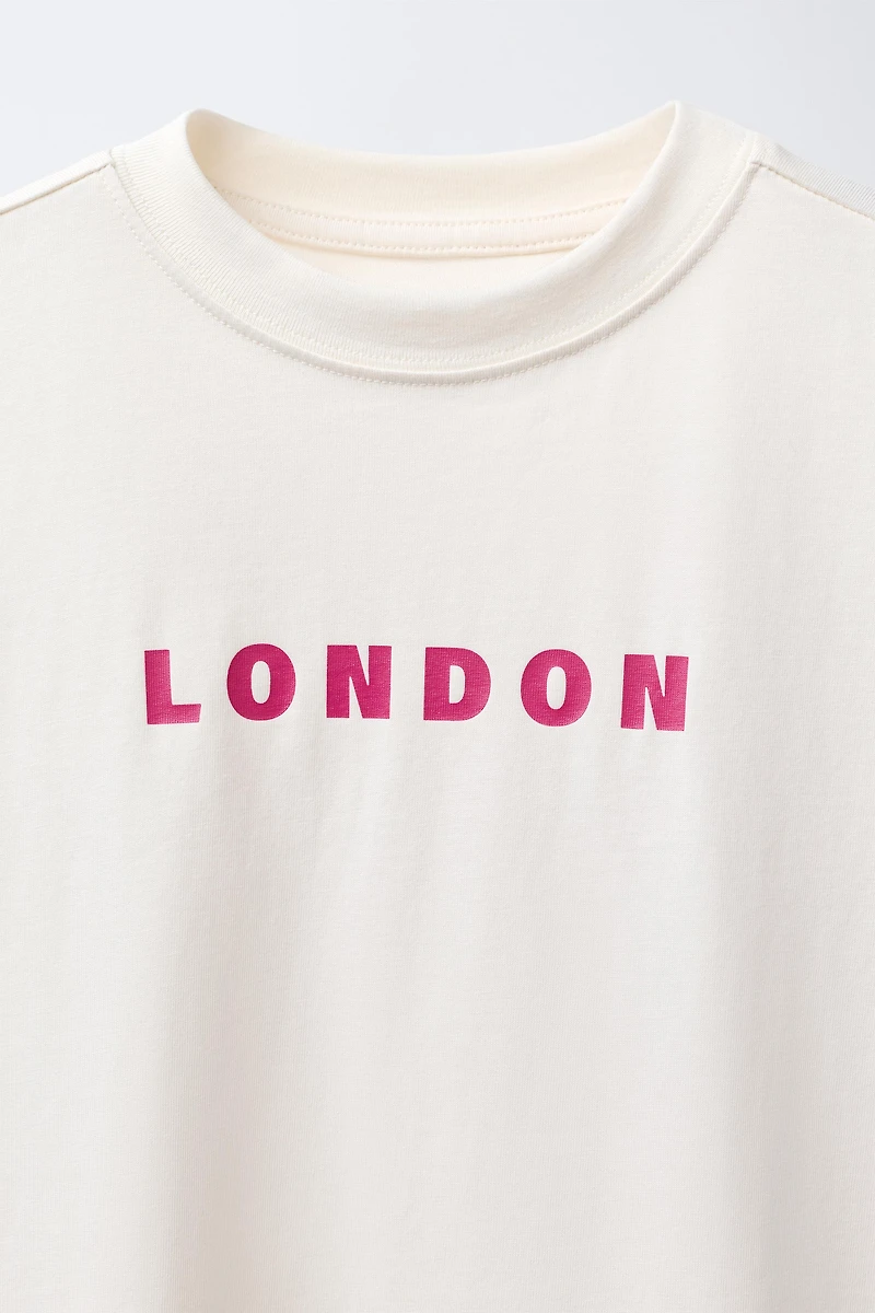 TEXT PRINT T-SHIRT