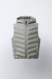 ULTRALIGHT WATER REPELLENT HOODIE VEST