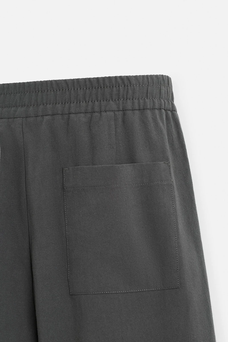 RELAXED FIT COTTON BERMUDA SHORTS