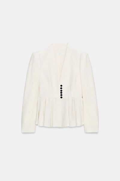 TAILORED SHOULDER PAD BLAZER