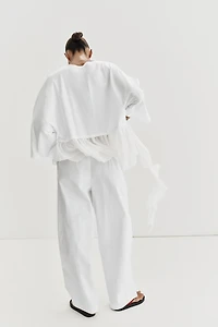 COMBINATION RUFFLE TOP