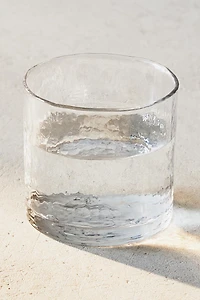 HAMMERED GLASS TUMBLER