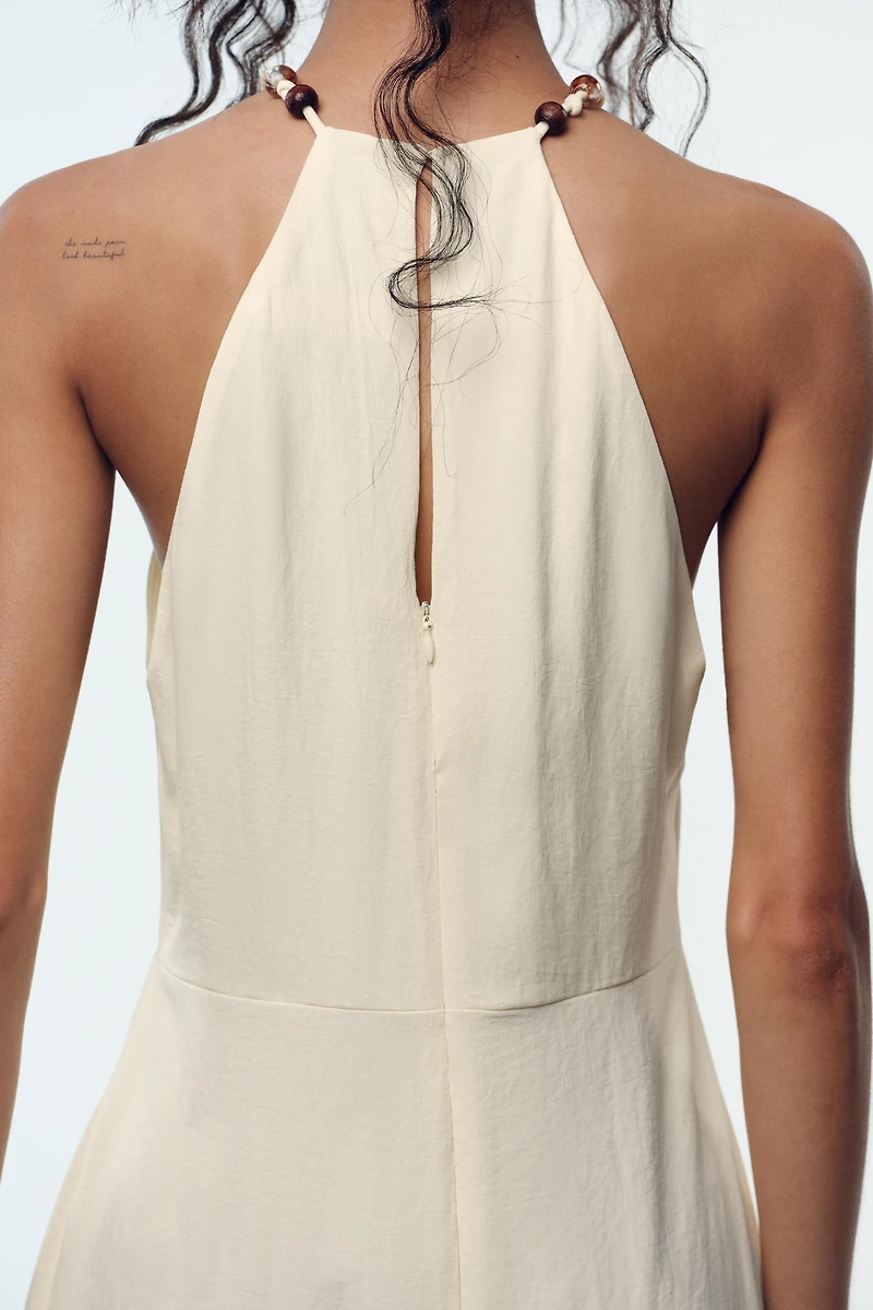 KNOT CUT OUT MIDI DRESS