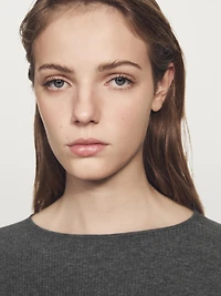 T-shirt manches longues côtelé