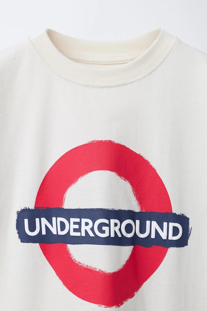 T-SHIRT IMPRIMÉ UNDERGROUND LONDON ©