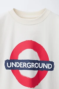 T-SHIRT IMPRIMÉ UNDERGROUND LONDON ©