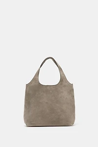 LEATHER MINI SHOPPER BAG