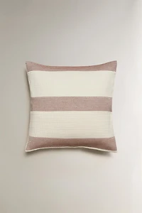 KIDS STRIPED THROW PILLOW COVER